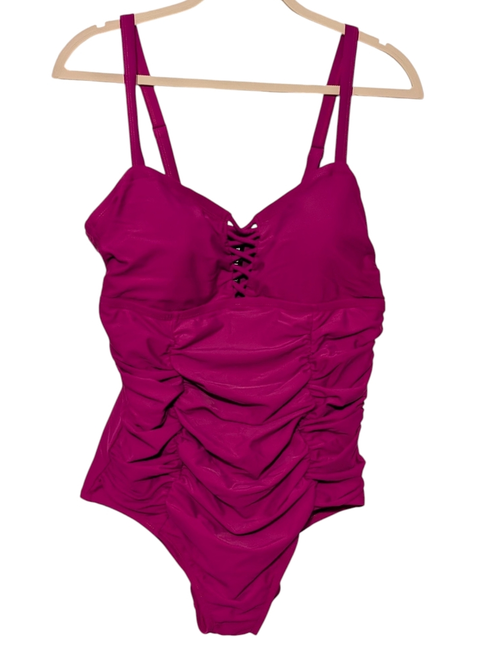 Torrid Fuchsia One-Piece Swimsuit